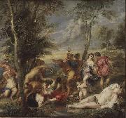 Bacchanal auf Andros, nach einem Gemalde von Tizian Peter Paul Rubens